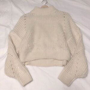 H&M Cozy Cream Wool Blend Sweater